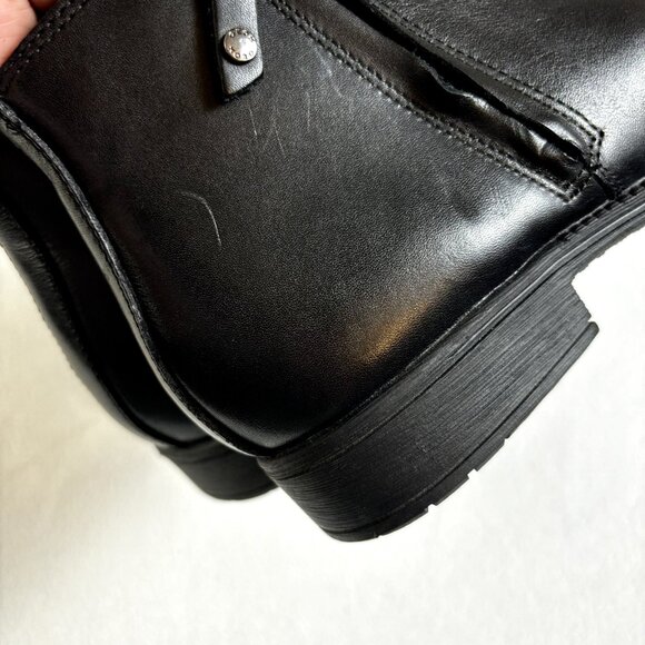 GEOX Ankle Boots 6US 36EU Womens Italian Patent‎ Leather Side Zip Bootie NWOT - Picture 14 of 16